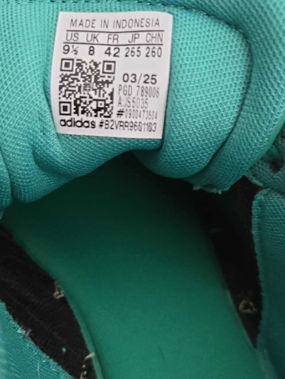 Adidas Green Athletic Sneakers - Picture 5 of 5